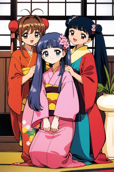 17144-3622198639-multiple girls, chinese clothes, double bun, daidouji tomoyo, hair bun, china dress, 3girls, Li Meiling, long hair, smile, brown.png